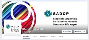 Lee más sobre el artículo Sadop Río Negro se renueva en Facebook