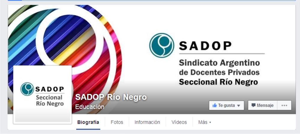 En este momento estás viendo Sadop Río Negro se renueva en Facebook